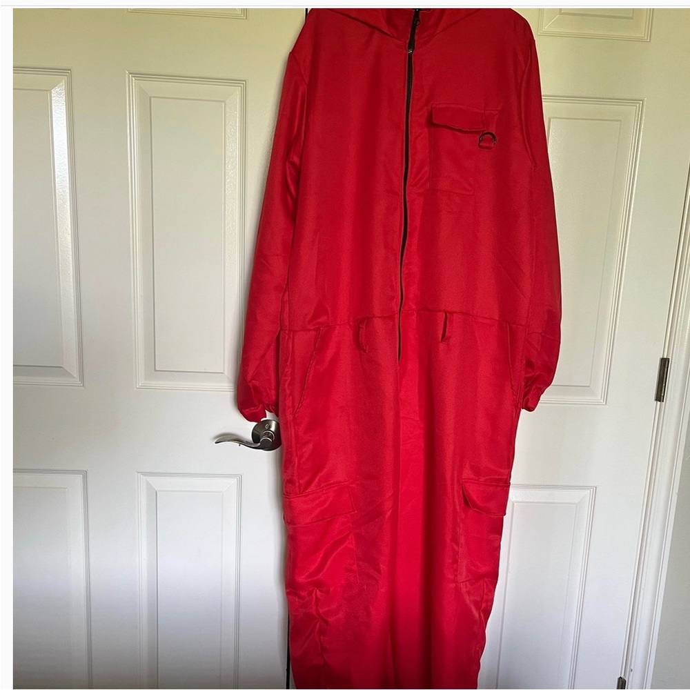 Red Jumpsuit Squid Game Halloween Costume